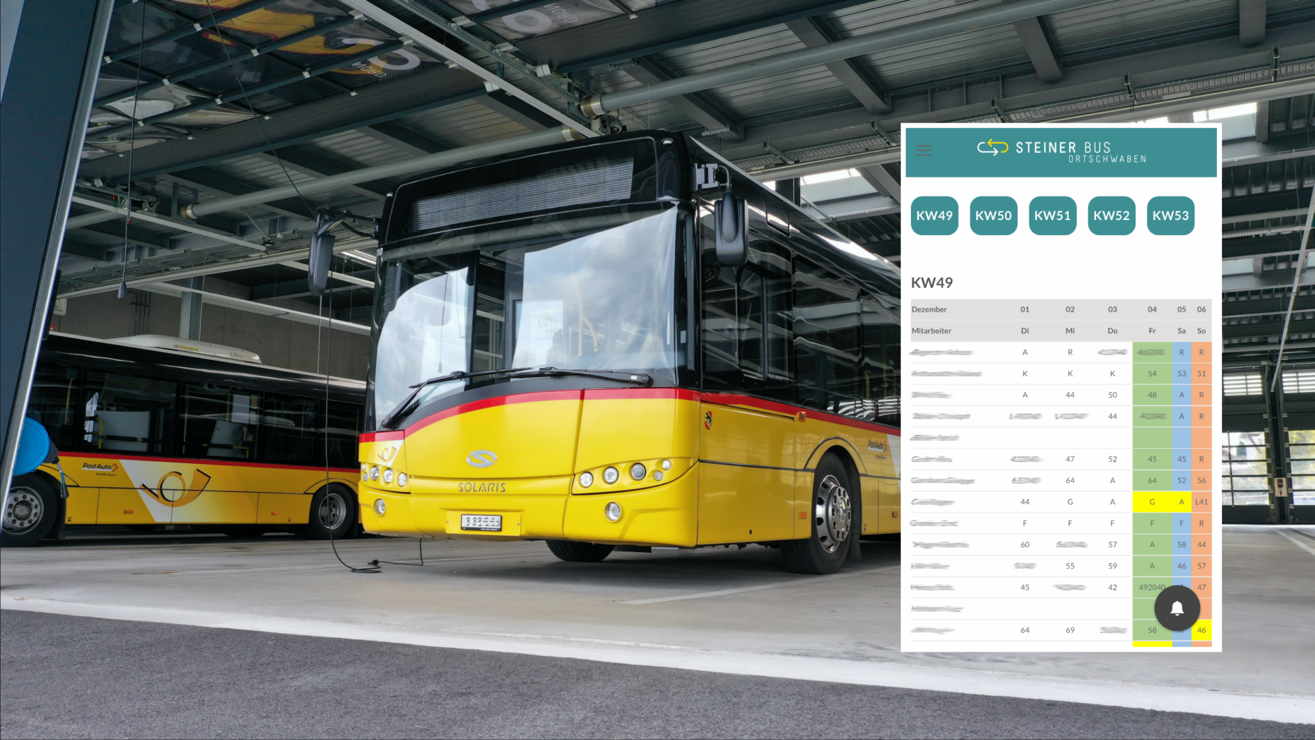 Steinerbus Applikation - ONET